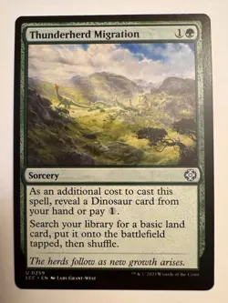 Thunderherd Migration [The Lost Caverns of Ixalan Commander] Magic MTG - Image 1