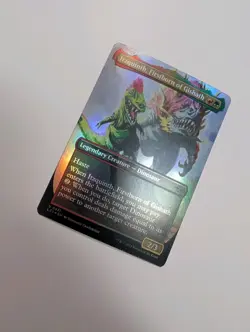 MTG - Itzquinth, Firstborn of Gishath (Borderless Foil) - The LC of Ixalan NM/M - Image 2