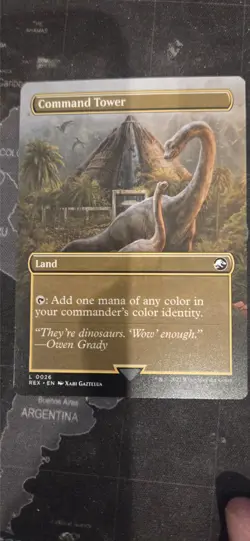 MtG Command Tower Borderless Jurassic Park - Image 1