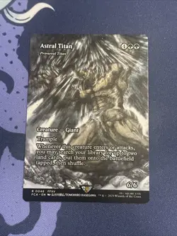 Astral Titan Primeval Titan Showcase 48 Regular MTG Final Fantasy - Image 1