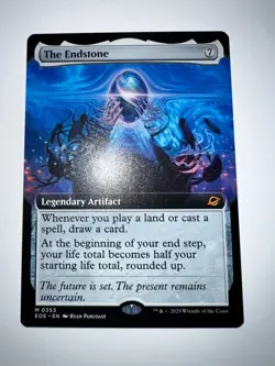 MTG The Endstone - Extended Art, NM-Mint, English Edge of Eternities - Image 1
