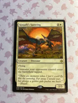 Kinjalli's Sunwing - Ixalan #019/279 MTG Magic The Gathering Rare Unplayed Mint+ - Image 1