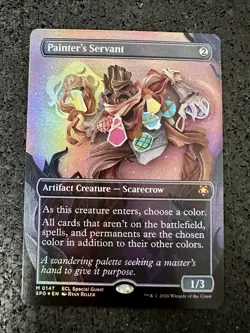 MTG M 0147 Painter's Servant (Borderless) Special Guests Foil Lorwyn Eclipsed - Image 1