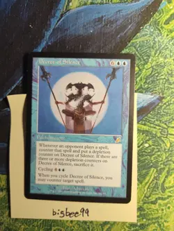 DECREE OF SILENCE LP Scourge mtg Magic - Image 1