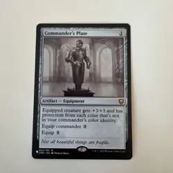 MTG Commander's Plate (64/82) Heads I Win, Tails You Lose NM - Image 1