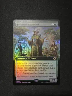 Formidable Speaker (Extended Art) Lorwyn Eclipsed Foil - Image 1