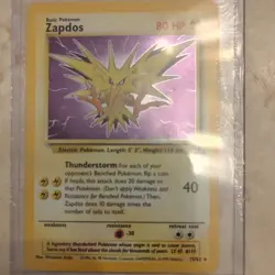 Pokemon Zapdos Base Set 15/62 1999 Wizards En - Image 2