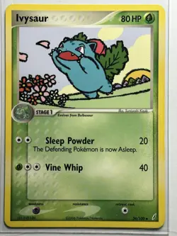 Ivysaur Crystal Guardians 34/100 MP-LP Pokemon Card - Image 1