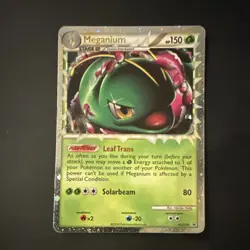 Meganium (Prime) HGSS08 Black Star Promo Holo Heart Gold Soul Silver TCG Pokemon - Image 1