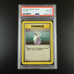 PSA 10 Potion 94/102 Trainer Base Set 1999 Pokemon Card Graded - Image 1