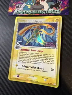 Pokemon Deoxys 6/110 - Reverse Holo Stamped Rare – EX Holon Phantoms 2006 - LP - Image 2