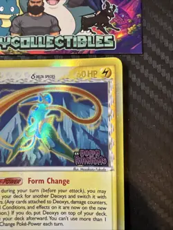 Pokemon Deoxys 6/110 - Reverse Holo Stamped Rare – EX Holon Phantoms 2006 - LP - Image 4
