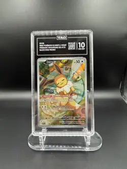 TAG 10 Eevee Black Star Promo #173 Pokemon Prismatic Evolutions ENGLISH GEM MINT - Image 1