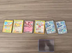 Pokemon TCG Full Art Holo Japanese Scarlet & Violet Lot - 6 Cards Pikachu Mewtwo - Image 1