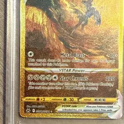 2023 POKEMON SWSH CROWN ZENITH SECRET FULL ART/ORIGIN FORME DIALGA VSTAR PSA 10 - Image 3