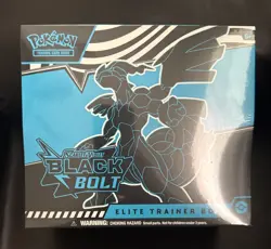 Pokemon TCG Scarlet & Violet: Black Bolt Elite Trainer Box *Factory Sealed* ETB - Image 1