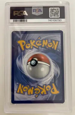 2019 Pokemon Blastoise & Piplup GX #215/236 Sun & Moon Cosmic Eclipse FA PSA 8 - Image 2