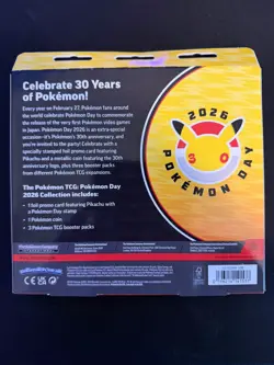 POKEMON DAY 2026 COLLECTION - 30TH ANNIVERSARY - BRAND NEW & SEALED - Image 2