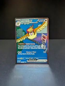 Pokemon- Pidgeot ex 225/197 SV03: Obsidian Flames Holo -NM- - Image 3