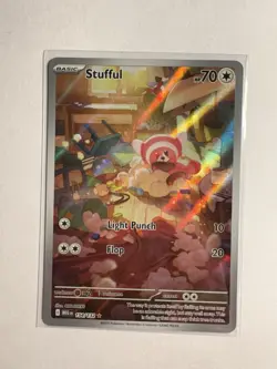 2025 Pokemon Mega Evolution Stufful Illustration Rare #154/132 NM - Image 1