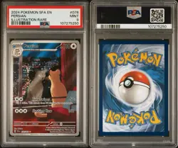 Pokemon Shrouded Fable Persian Illustration Rare 078/064 PSA 9 - Image 3