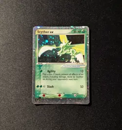 Pokemon EX RUBY&SAPPHIRE - #102/109 Scyther ex - Holo - ENG - SWIRL - MP - Image 3