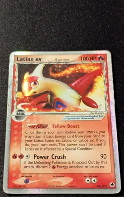Pokemon EX DRAGON FRONTIERS - #95/101 Latias ex - Ultra Rare Holo - ENG - DMG - Image 4
