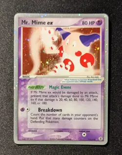 Pokemon FIRERED&LEAFGREEN - #111/112 Mr. Mime ex - Ultra Rare Holo - Near Mint- - Image 3