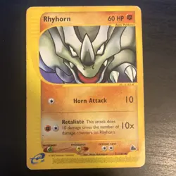 Rhyhorn 91/144 Skyridge Non Holo 2003 - Pokemon TCG - MP - Image 1