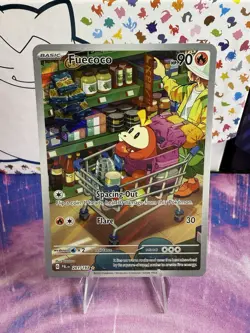Pokemon Fuecoco Illustration Rare Full Art Holo 201/193 SV02 Paldea Evolved - Image 1