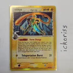 Pokemon Deoxys EX Delta Species Speed Forme Holo Rare Holon Phantoms 6/110 2006… - Image 1