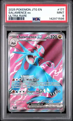 Pokemon TCG Salamence Ex Journey Together Ultra Rare PSA 9 - Image 1