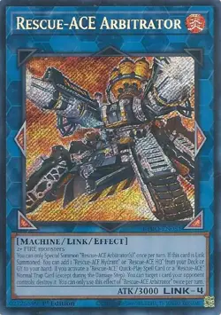 Near Mint, English Yu Gi Oh Rescue-ACE Arbitrator - BPRO-EN051 - Secret Rare - 1 - Image 1