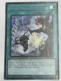 Fiendsmith’s Tract - YuGiOh! MP25-EN093 Prismatic Secret Rare NM - Image 1