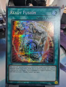 YuGiOh! Ready Fusion MP22-EN163 Secret Rare 1st Ed - Image 1