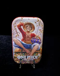 💎 One Piece Tin Pack Set Vol. 2 Monkey D. Luffy 💎 FACTORY SEALED (Blemished) - Image 1