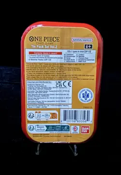 💎 One Piece Tin Pack Set Vol. 2 Monkey D. Luffy 💎 FACTORY SEALED (Blemished) - Image 2