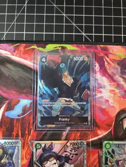 One Piece TCG Royal Blood OP-10-090 - Franky Alt Art P / & 9x SUPER RAREs lot!! - Image 2