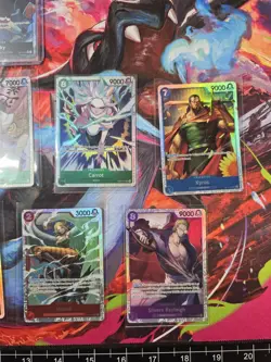 One Piece TCG Royal Blood OP-10-090 - Franky Alt Art P / & 9x SUPER RAREs lot!! - Image 5