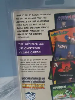 Sentinels of the Multiverse Oversized Villain Cards New Sealed Rare Free UK Del - Image 5