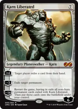 [1x] Karn Liberated - Foil Near Mint, English Ultimate Masters MTG Magic - Image 1