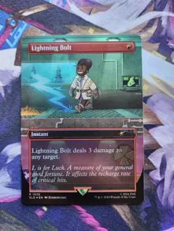 MTG Secret Lair - Fallout - Lightning Bolt FOIL NM - Image 1