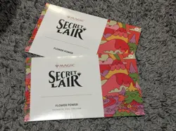 Magic The Gathering Secret Lair Flower Power: 1 Rainbow Foil, 1 Regular - Image 1