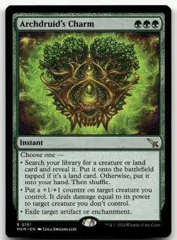 Archdruid's Charm #151 (NM) Murders Karlov Manor MKM Magic MTG - Image 1