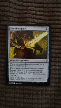 Magic: the Gathering / MtG Sword of Hours x1 Forgotten Realms Commander - Image 1