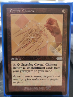 MTG Crystal Chimes-Urza's Saga -#292/335-Regular -Uncommon-LP - Image 1