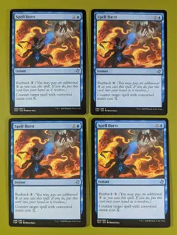 Spell Burst x4 Time Spiral Remastered 4x Playset Magic the Gathering MTG - Image 1