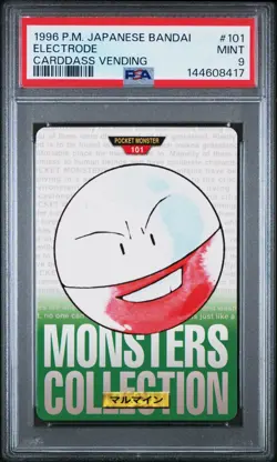 PSA 9 2026 CERT POP 25 ELECTRODE 1996 POKEMON JAPANESE BANDAI CARDDASS #101 - Image 1