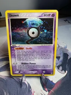 Pokemon TCG Unown (G) G/28 Holo Rare Unseen Forces MP - Image 1