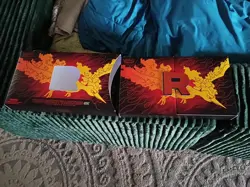Pokemon Team Rocket Promo cards Moltres EX Ultra Premium Collection Box Opened - Image 1